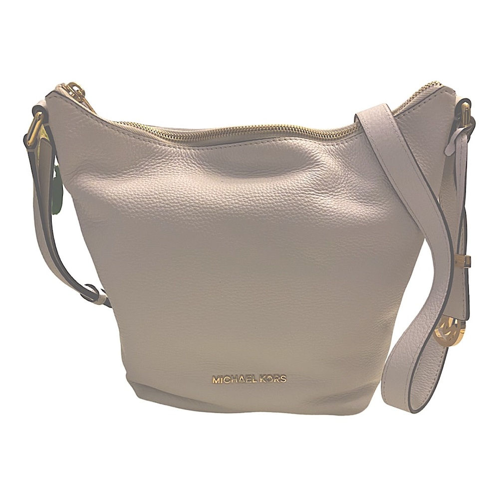 Brand new white Michael Kors leather shoulder bag